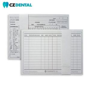 Fichas Odontológicas Horizontales x50 Diamante