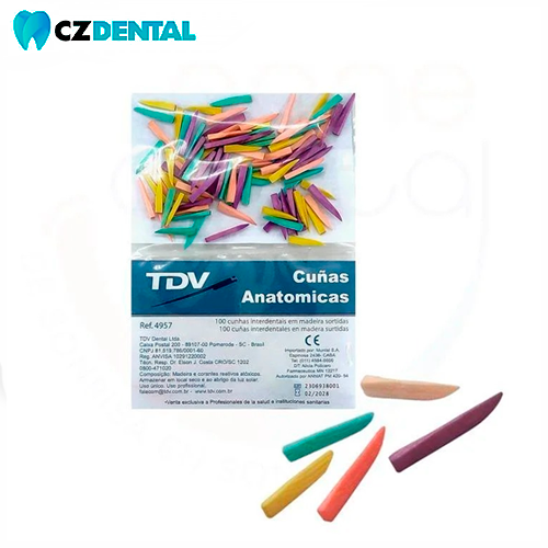 Cuñas de Madera x100 Surtidas TDV