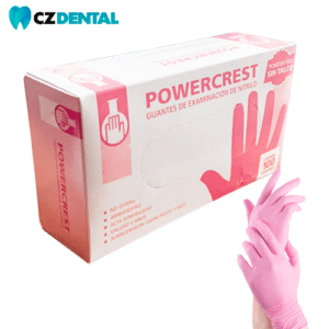 Guantes De Nitrilo Rosa Powercrest