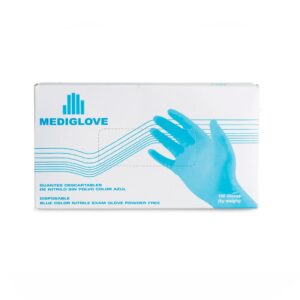 Guantes De Nitrilo Azul MG
