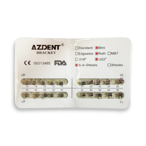 Brackets Mini Roth AZDent - x10 Casos